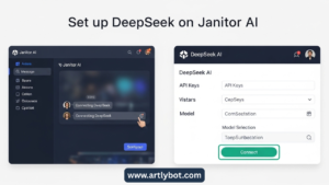 how to set up deepseek on janitor ai