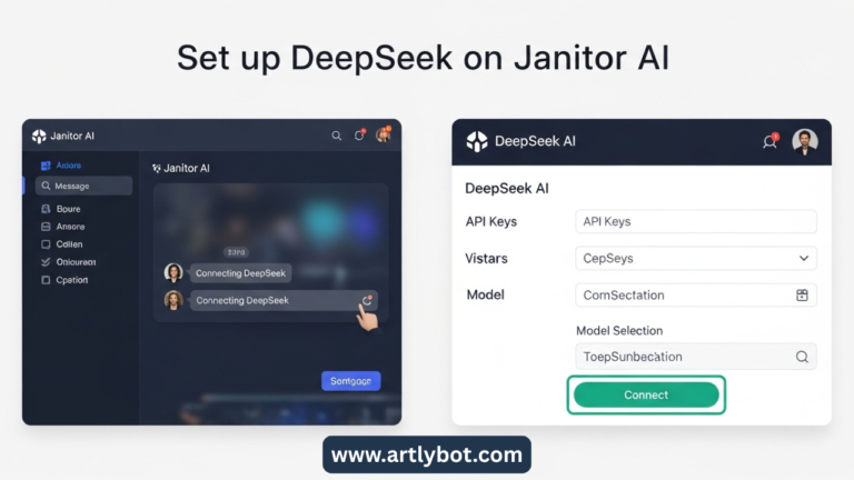 how to set up deepseek on janitor ai